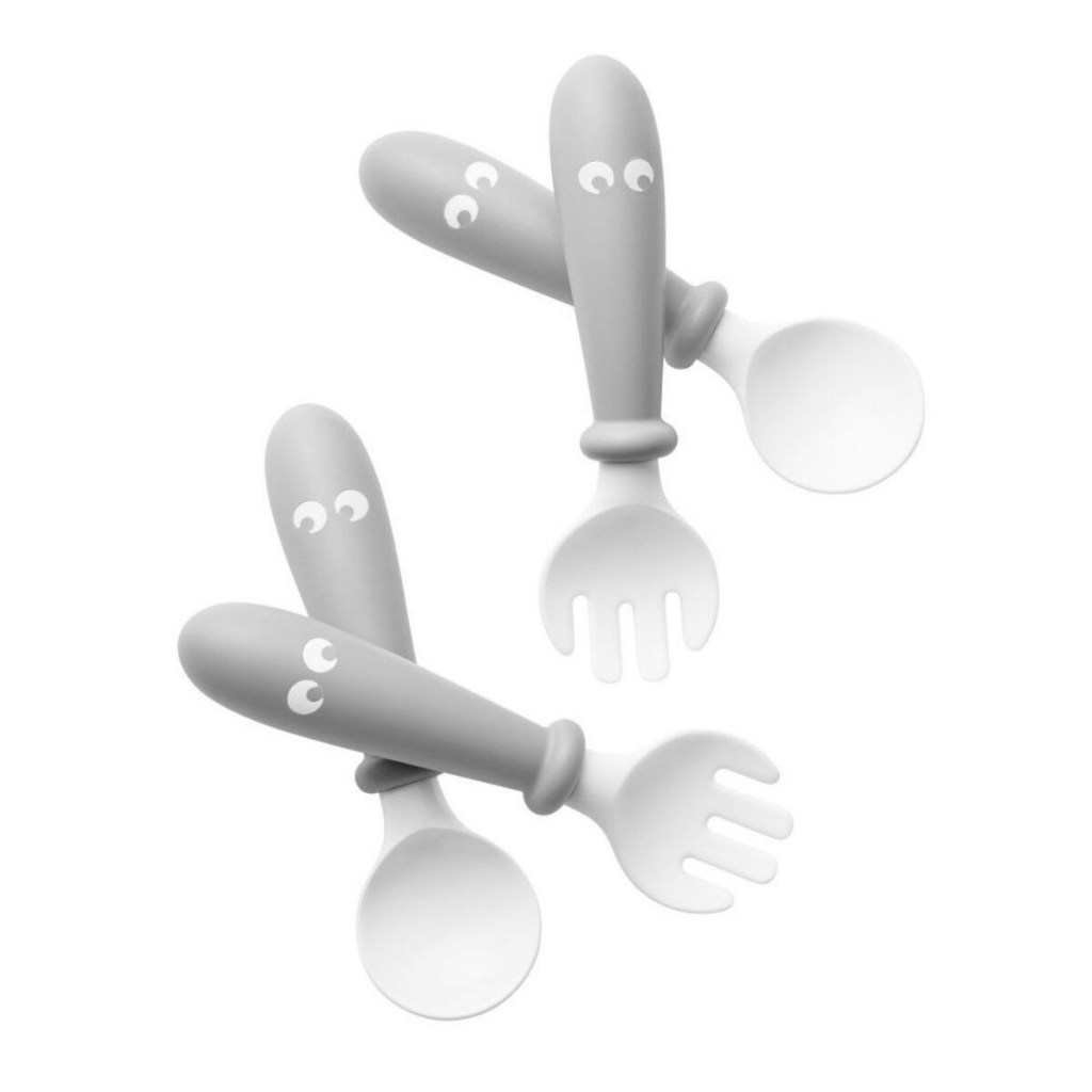 ช้อนและส้อม Baby Bjorn 4 ชิ้น - คละสี