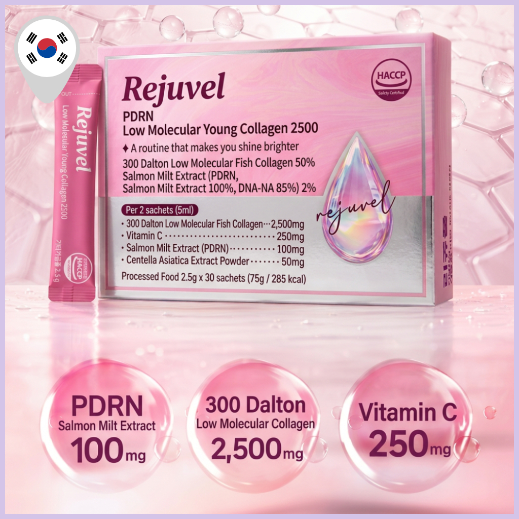 [ชื่นชม] PDRN Low-Mโมเลกุลปลาคอลลาเจน 2500 - 300Da Ultra-Low อาหารเสริมคอลลาเจนโมเลกุลสูง สารสกัดดีเ