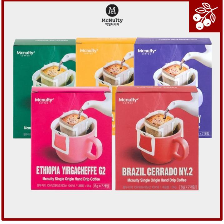 McNulty Hand Drip Coffee – 4 Origin Selection (ชิ้นละ 7 ชิ้น)