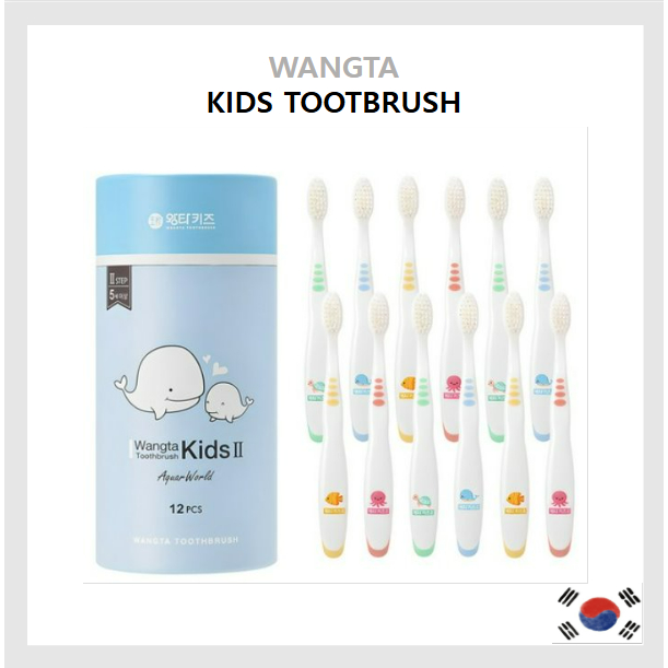 [WANGTA] KIDS TOOTHBRUSH 12EA MADE IN KOREA