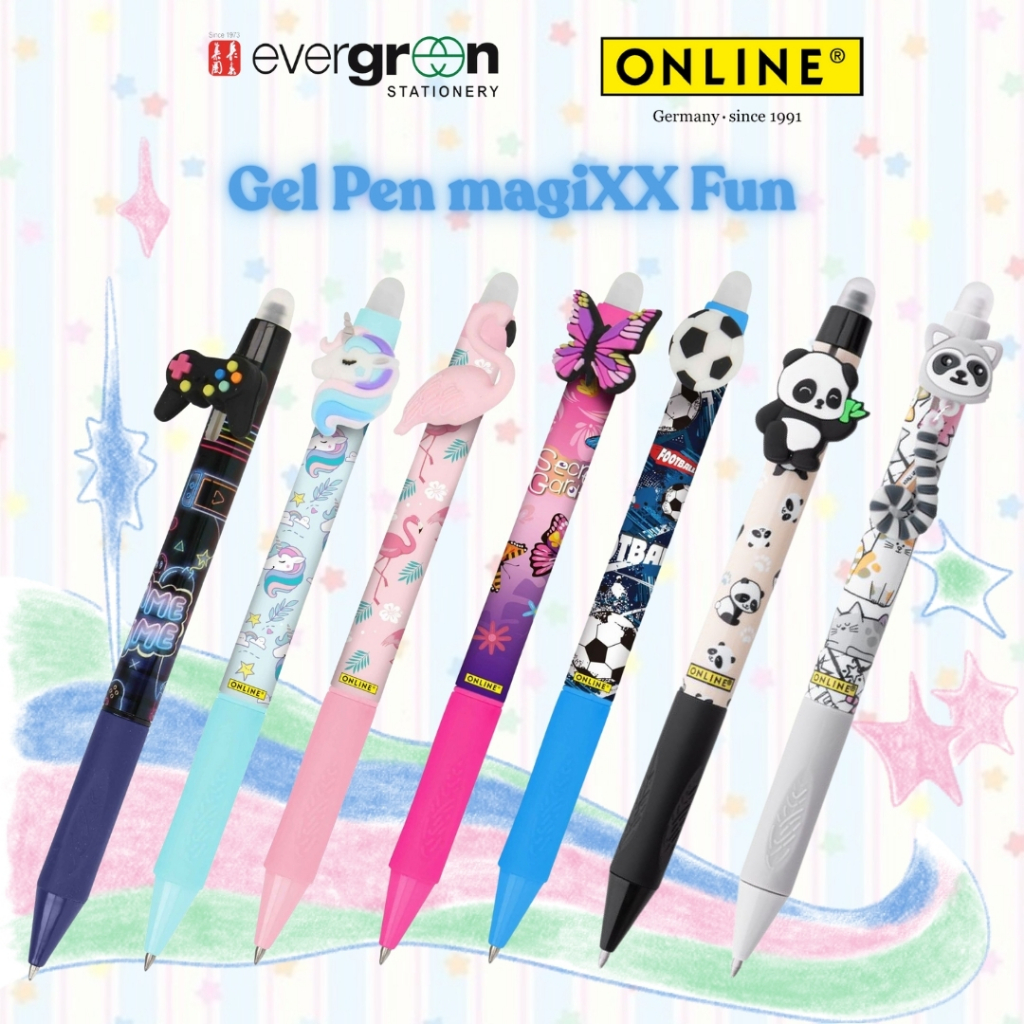 [SG] Online Magix Gel Pen magiXX Fun Pen [Evergreen Stationery]