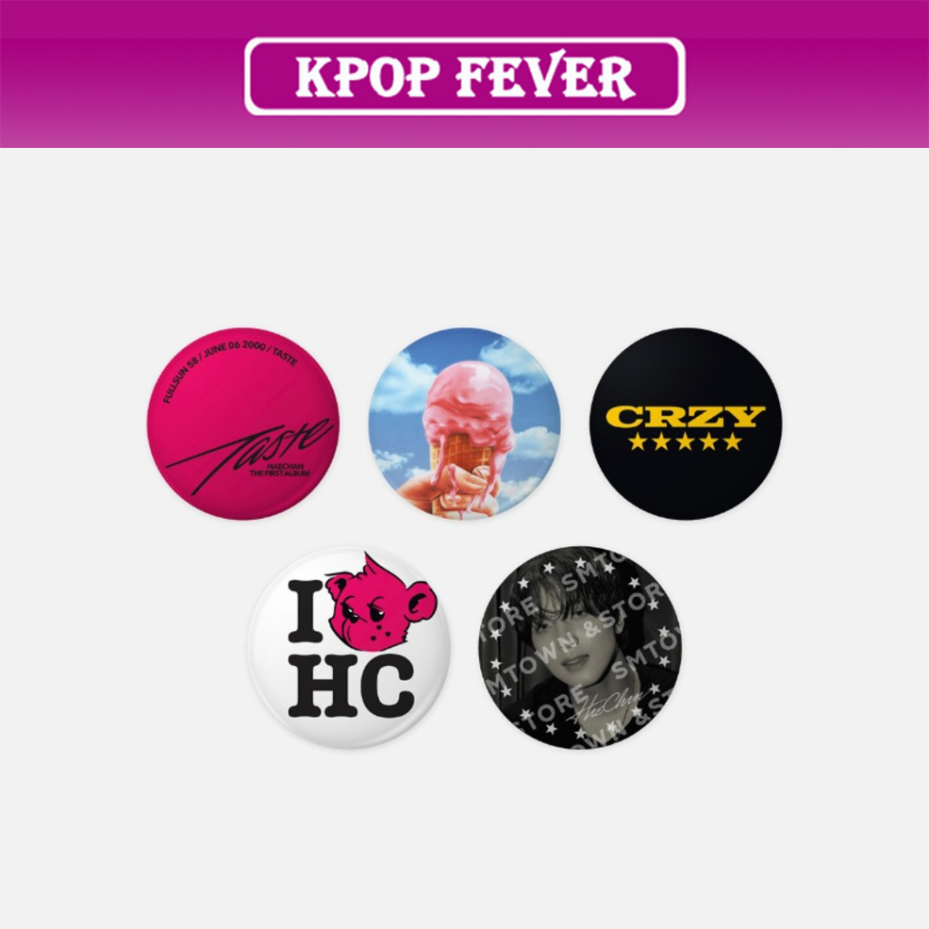 NCT HAECHAN [TASTE] Official MD / PIN BUTTON SET