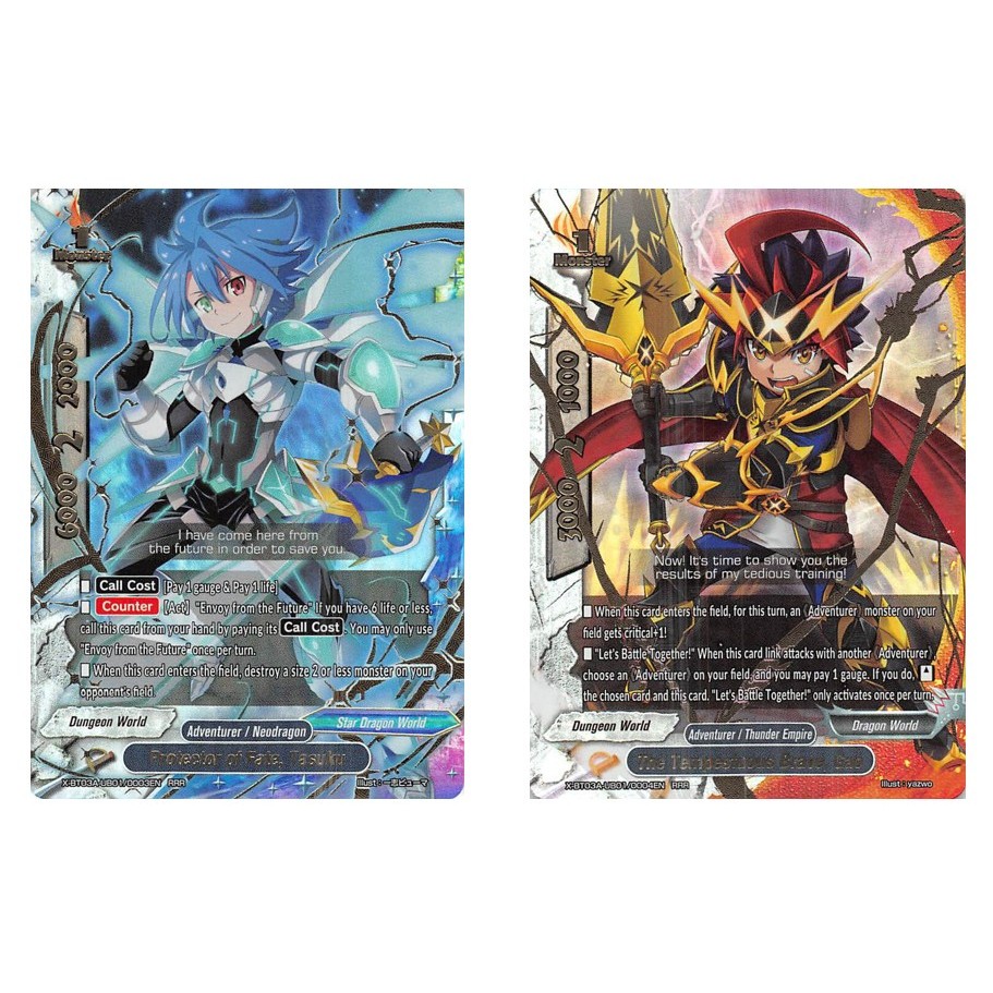English Buddyfight Protector of Fate, Tasuku X-BT03A-UB01/0003EN /The Tempestuous Brave, Gao X-BT03A