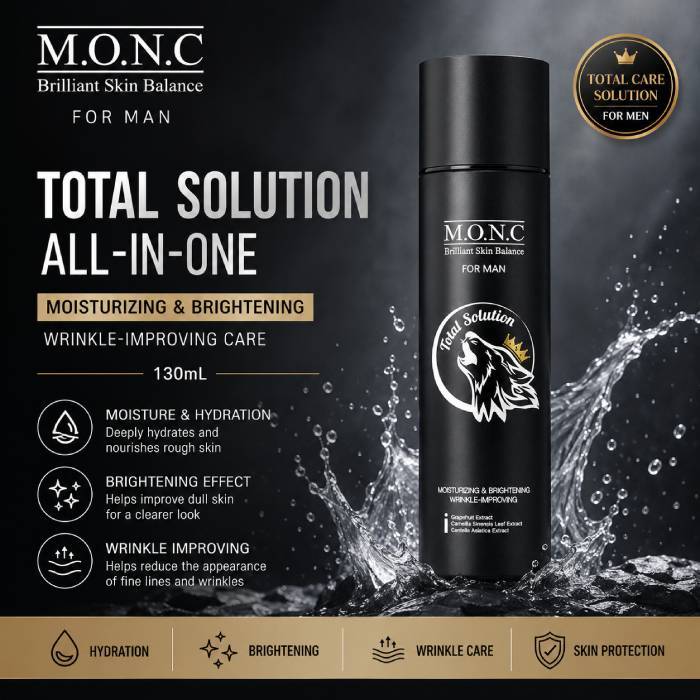 [MONC] For Man Total Solution 130mL / K-BEAUTY