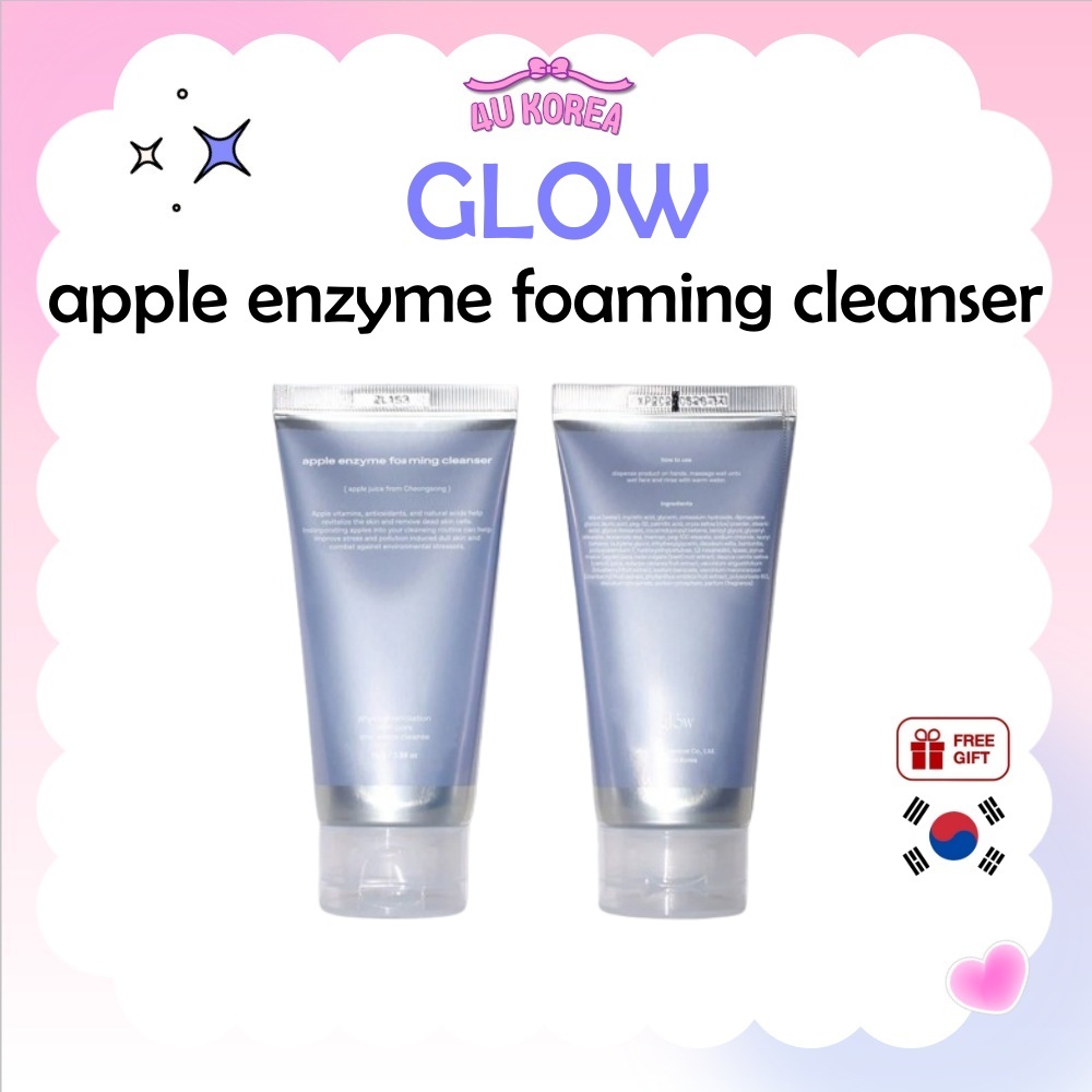 GLOW apple enzyme foaming cleanser คลีนเซอร์แอปเปิ้ลโกลว์เอนไซม์ 110g/K-BEAUTY