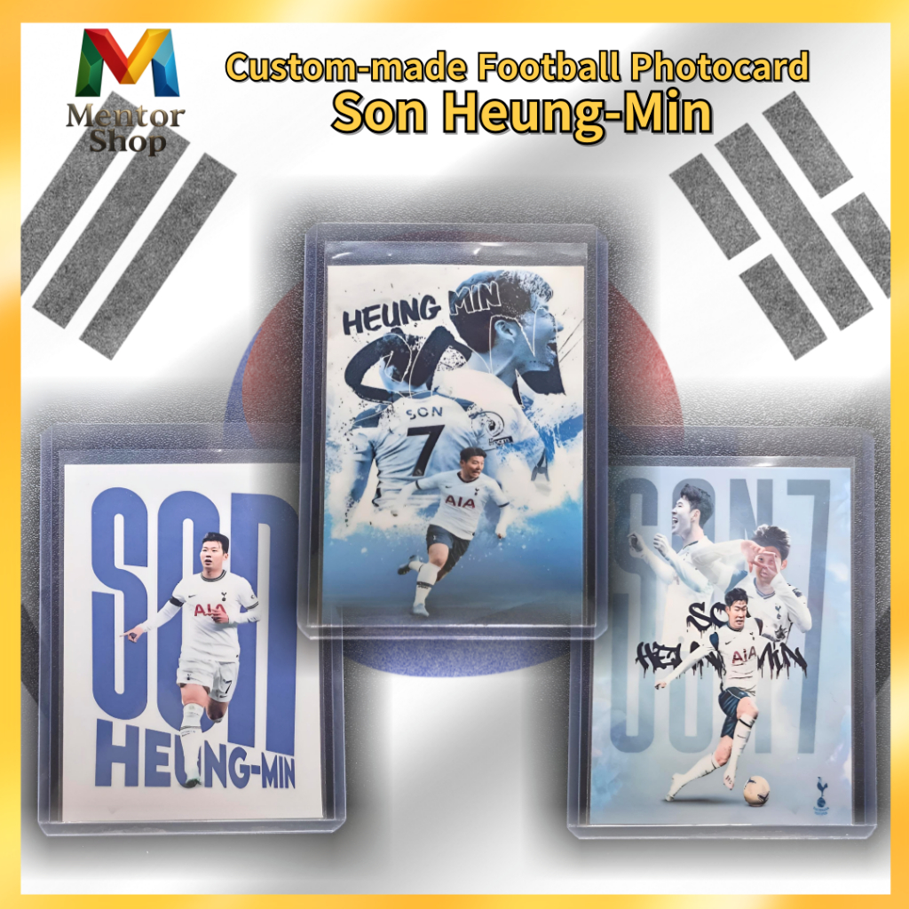 [ร้านเมนเตอร์] ✨ การ์ดแบบกําหนดเอง Son Heung-Min ✨  การ์ดรูปถ่ายแฟนเมดพิเศษของ Son Heung-Min! ของสะส