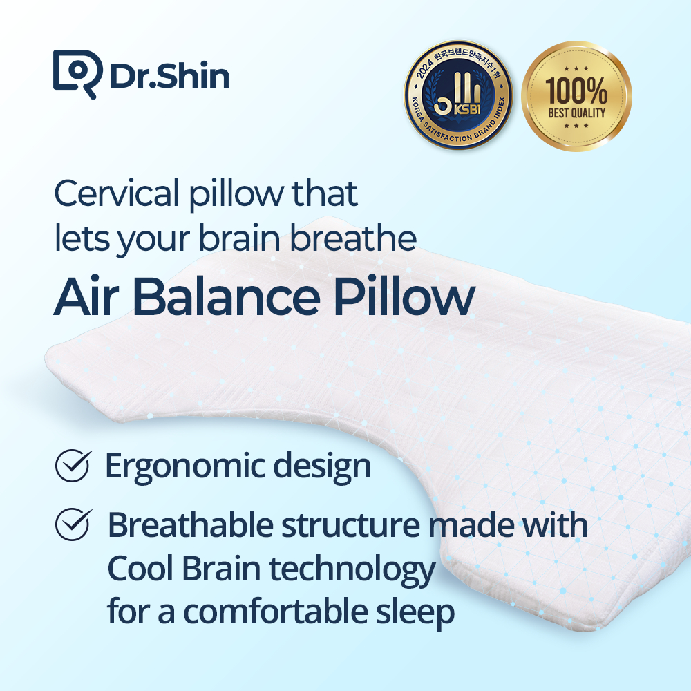 หมอนระบายความร้อนจาก Dr.Shin - ลดอาการปวดคอและไหล่ สามารถซักรีดได้ ไร้สารเคมีเป็นอันตราย