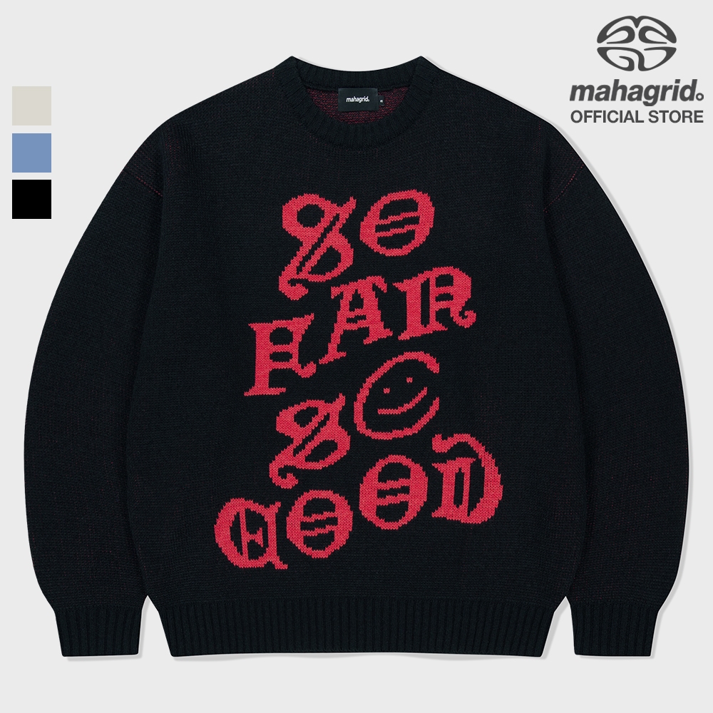 [MAHAGRID] SO FAR SO GOOD KNIT SWETER_สไตล์เกาหลี