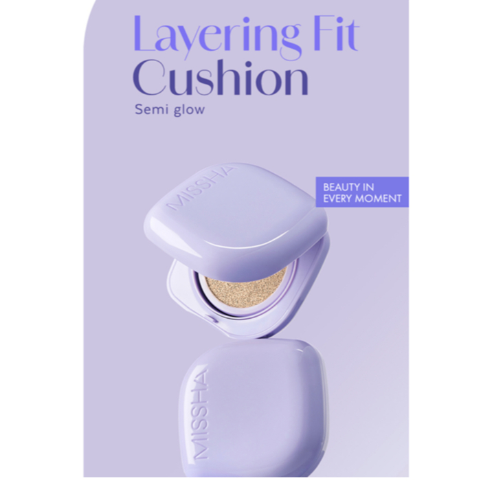 [MISSHA] Glow Layering Fit Cushion Semi Glow (ใหม่)