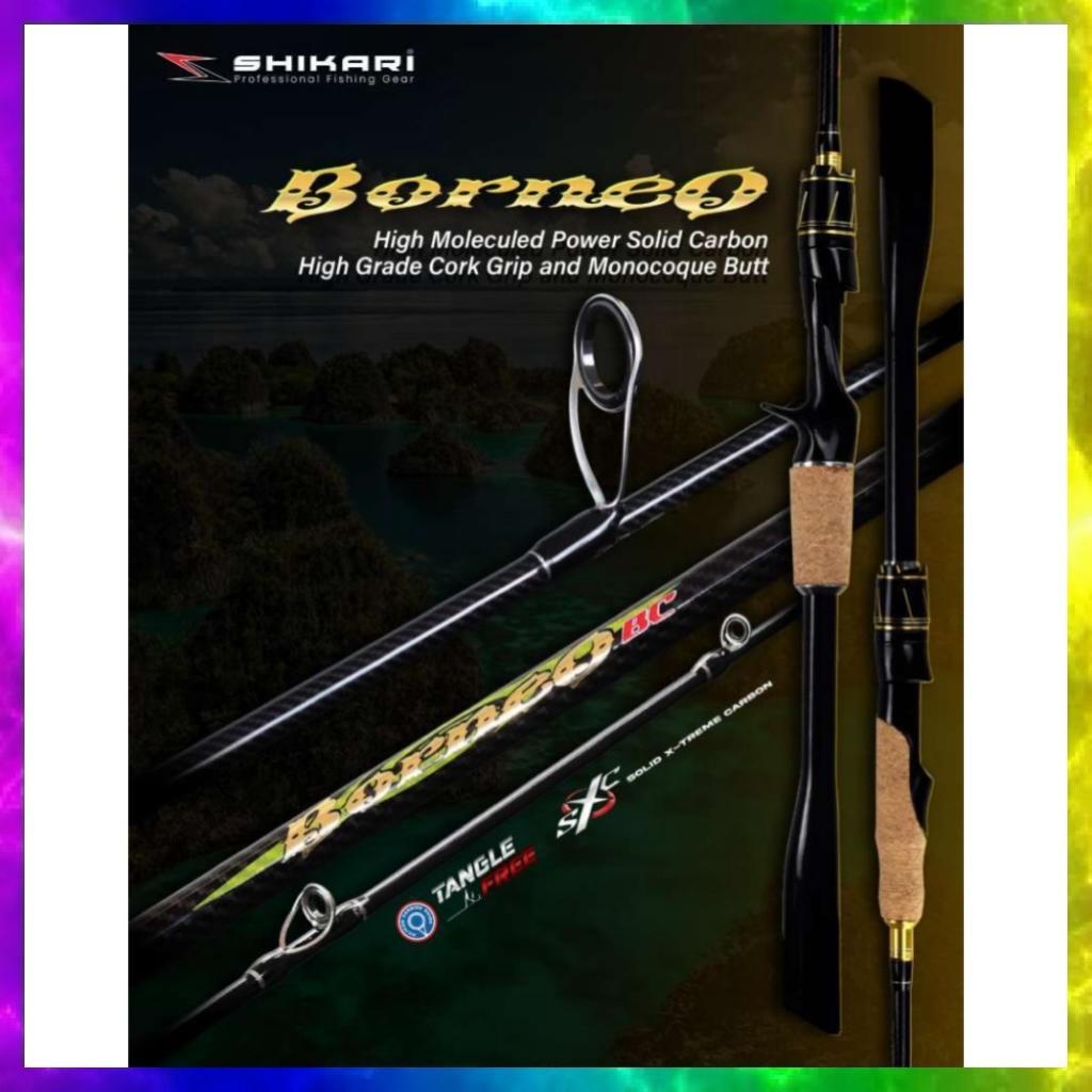 Prohunter X SHIKARI BORNEO Luring Rod Spinning และ Baitcasting 180CM