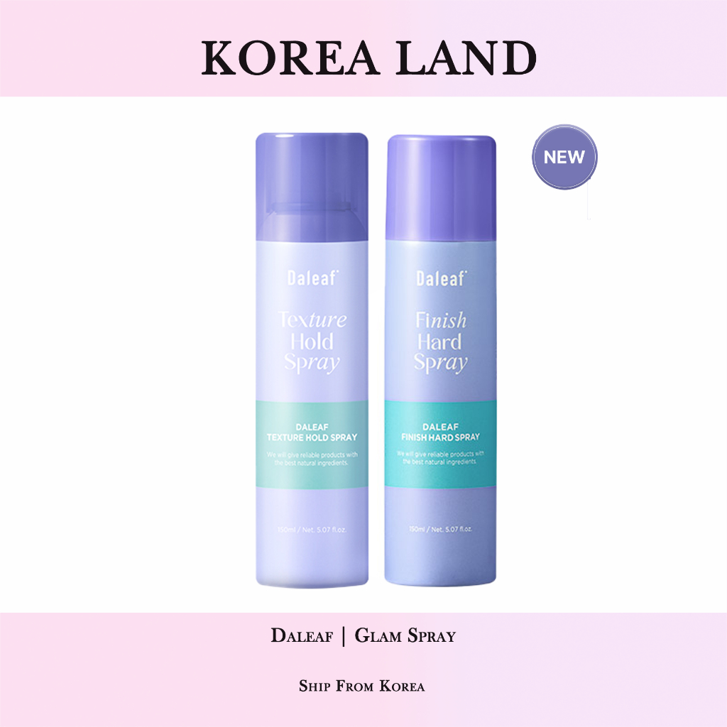 Daleaf | Glam Finish Hard Hair Spray/Texture Hold Hair Spray (150มล