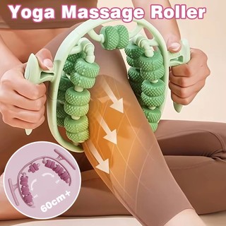 Yoga Massage Roller 28 Wheel Massager Leg Hand Body Foot Massager Muscle Relaxer Body Slimming Roller Massage