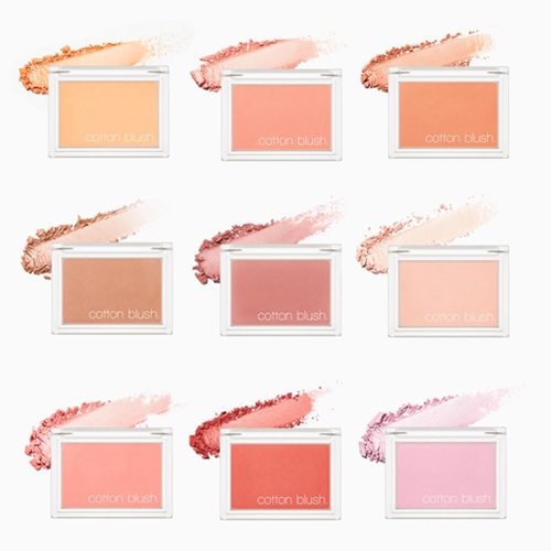 MISSHA Cotton Blusher 4g แป้งฝุ่นเนื้อนุ่ม น้ําหนักเบา เพื่อ Radiant Glow อย่างเป็นธรรมชาติ