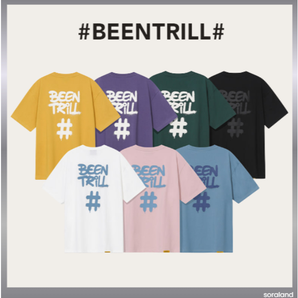 BEENTRILL Spray เสื้อยืด Hashtag 7 สี