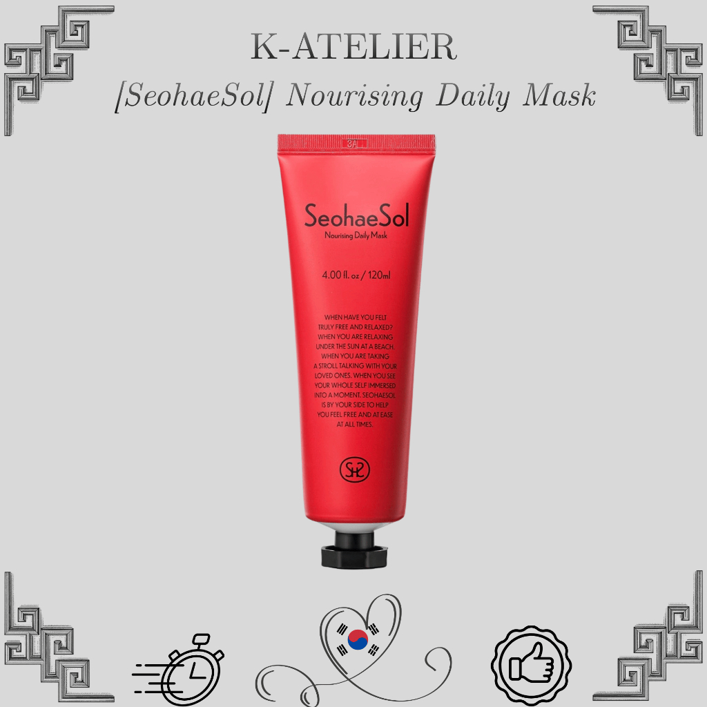 [SeohaeSol] Nourishing Daily Mask Sheet Mask Korean Skincare by K-Atelier