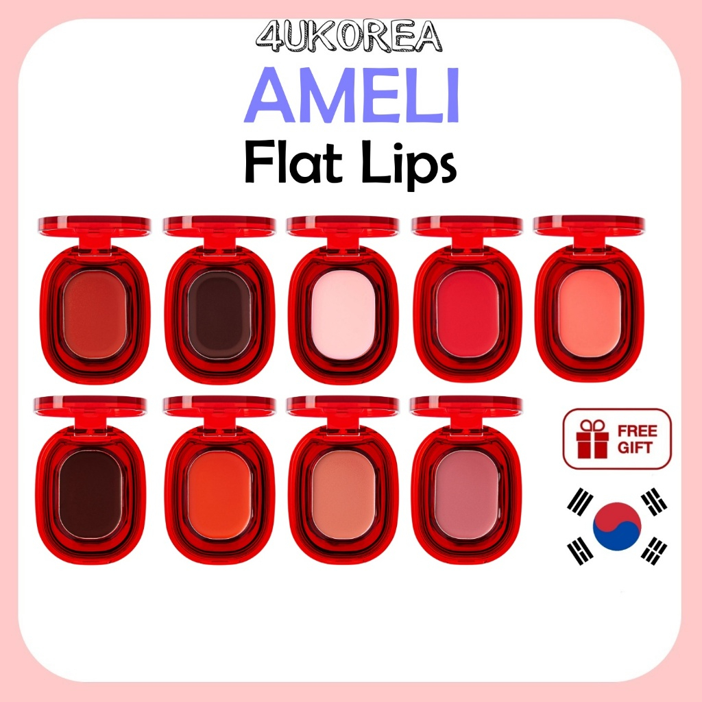 AMELI Flat Lips - 9 สี / K-BEAUTY