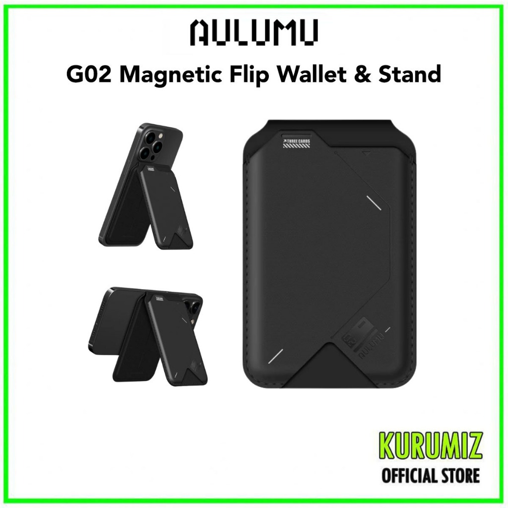 AULUMU G02 Magnetic Flip Wallet & Stand