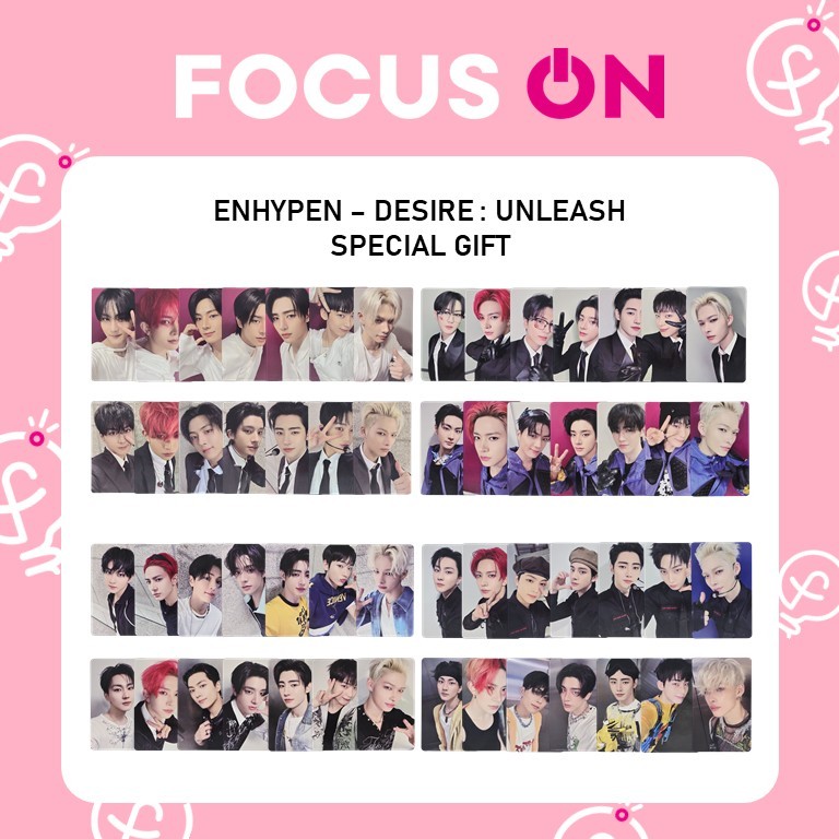 ENHYPEN SPECIAL GIFT WEVERSE MUSICPLANT WITHMUU KTOWN4U DESIRE : UNLEASH PHOTOCARD