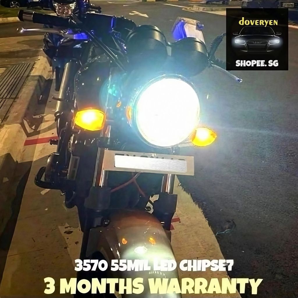 Honda CB400X CB400 Super 4 All Specs Revo 6500k หลอดไฟหน้า LED สีขาว - H1 H4 H7 H8 W5W H11 HS1 H6 T1