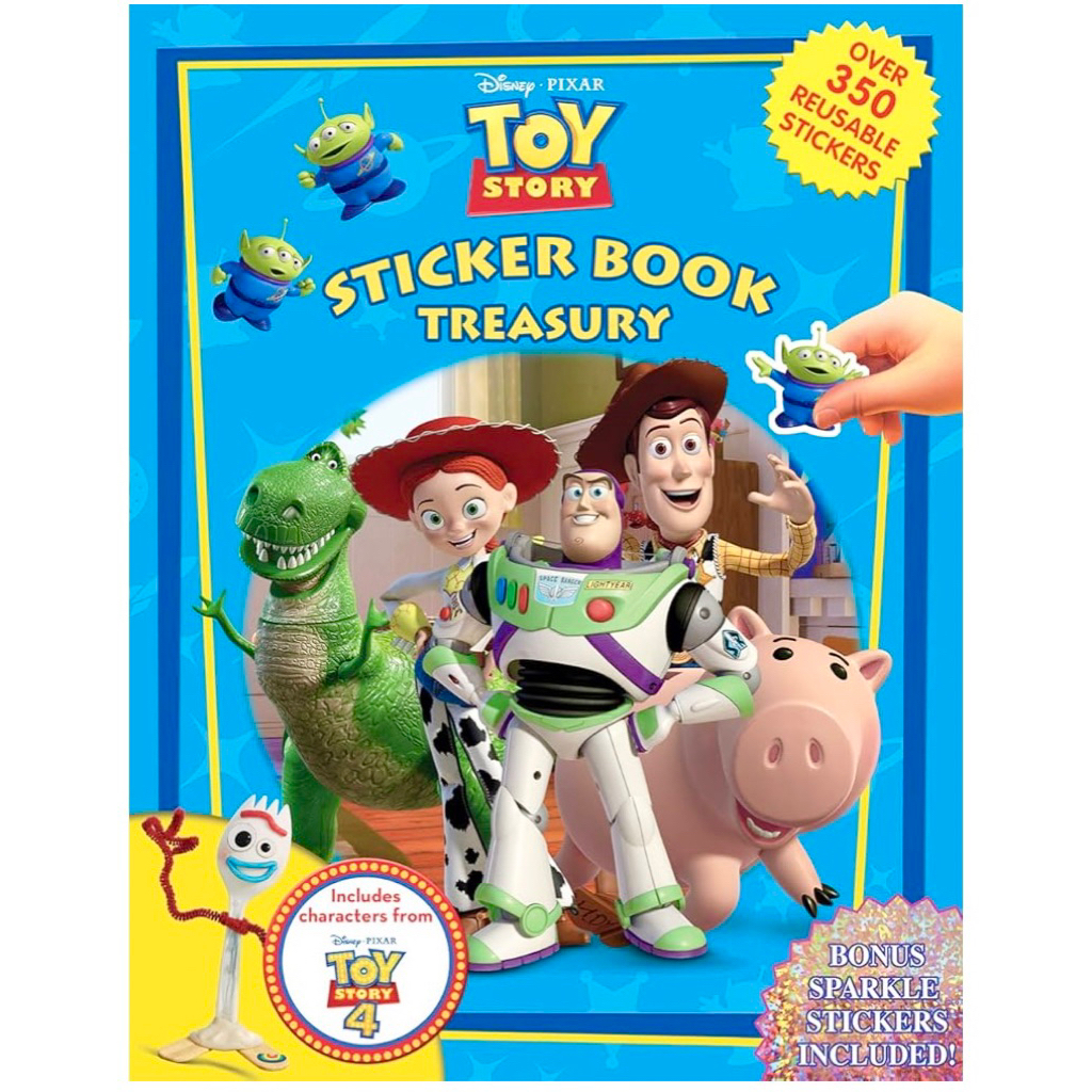 หนังสือสติ๊กเกอร์ Disney Pixar TOY STORY คลังพร้อมสติ๊กเกอร์แบบใช้ซ้ําได้ 350 ชิ้น