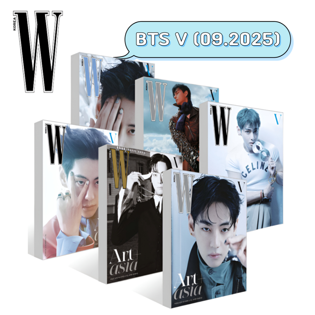 [W Korea] (BTS V) W นิตยสาร Korea 2025 SIPTEMBER. เอ~เอฟ