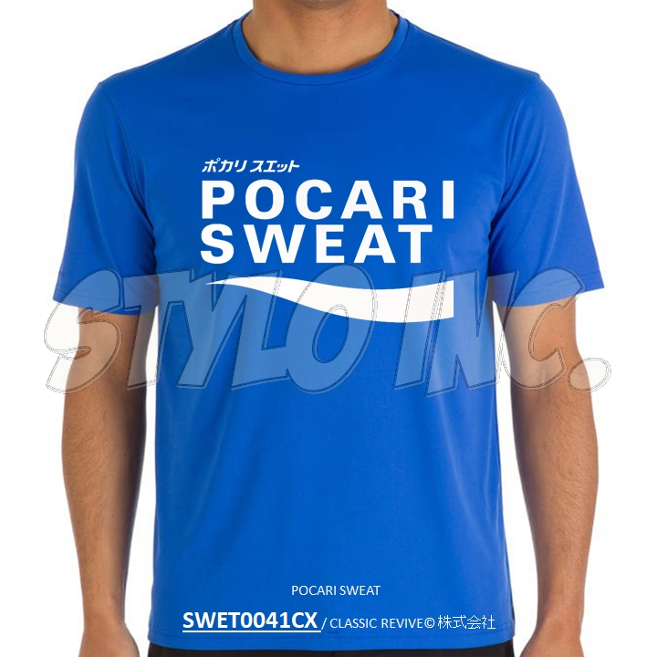 POCARI SWEAT Dri-Fit เสื้อยืดกราฟิกเครื่องดื่มนุ่มขนมขบเคี้ยว Tibits Energy Meme ตลก Tee Tshirt Tik 