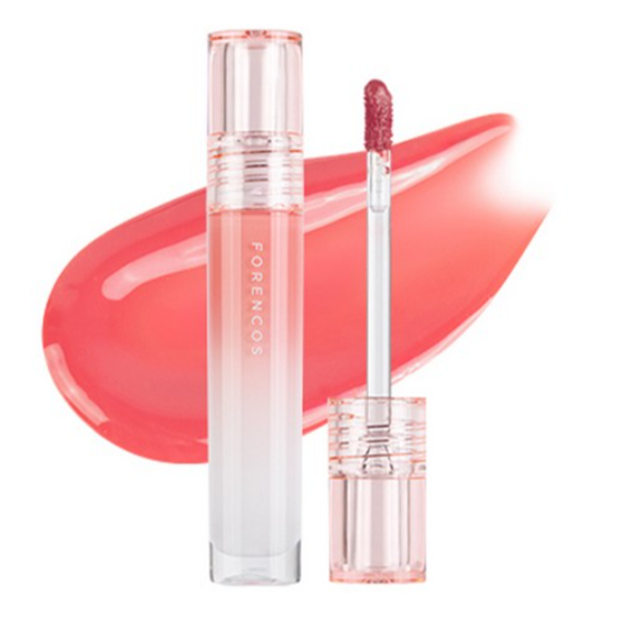 FORENCOS All Light Mood Glow Tint 1 ชิ้น (~4–4.5g) | Water-Gloss Shine, Daily MLBB, ลิปกลอสเนื้อบางเ