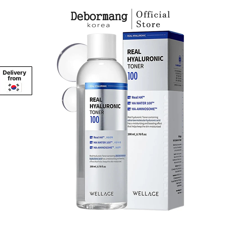 Wellage Real Hyaluronic 100 Toner 200ml