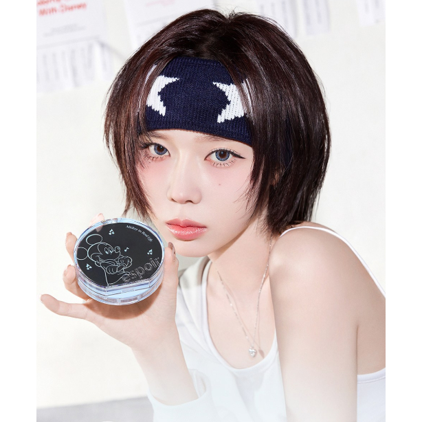 【ESPOIR】ชุดคุชชั่น  DISNEY EDITION BE VELVET COVER CUSHION SPF42 PA++ (13 กรัม + รีฟิล 13 กรัม) - เฉ