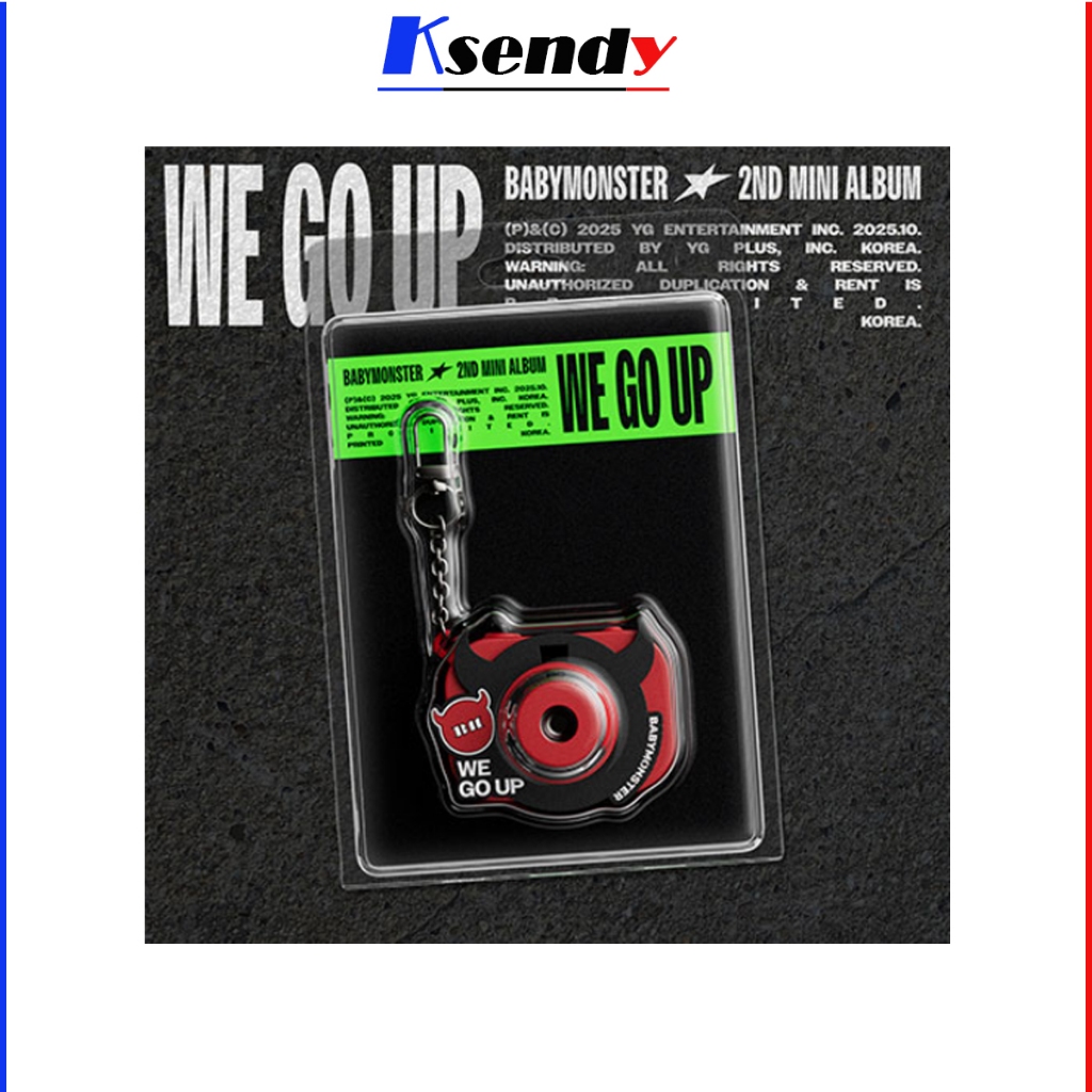 BABYMONSTER 2nd Mini Album [ WE GO UP ] MINI BEAM KEYRING Ver.