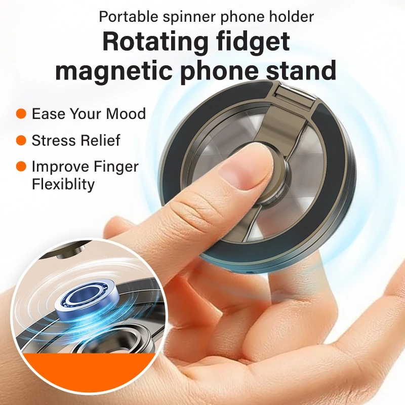 Gadget Mix Diginut DJ-28 ที่วางโทรศัพท์วงแหวนโลหะ สีเทา thumbnail 8