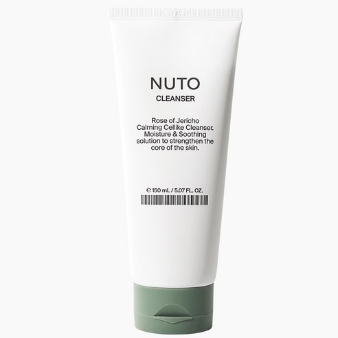NUTTO Calming Cellike Foam Cleanser with Rose of Jericho & Baobab Extract, 150ml, 1 ชิ้น