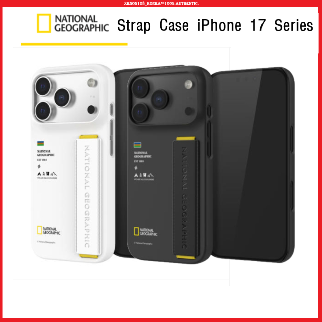 (National Geographic) เคสโทรศัพท์สําหรับ iPhone 17 / 17 Air/ 17 Pro / 17 Pro Max – กันกระแทกสลิมฟิตพ