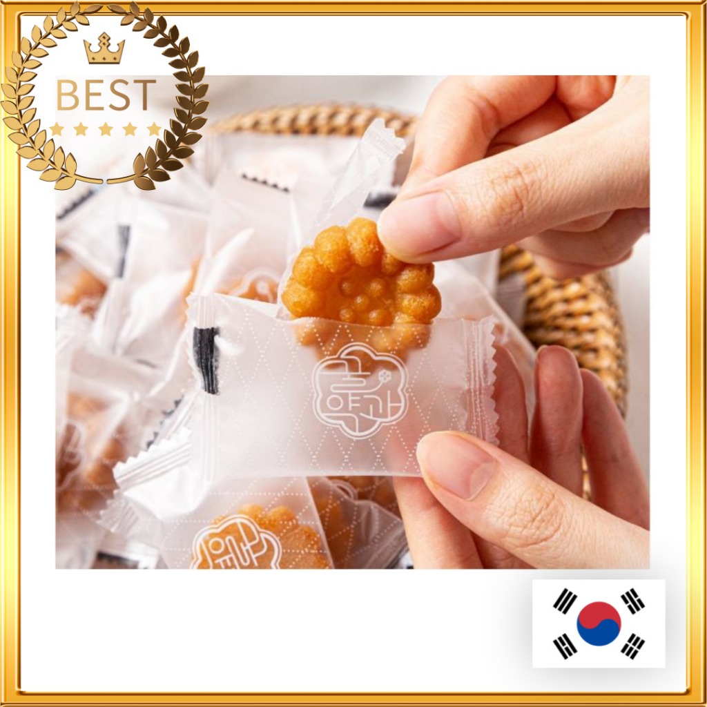 [Samlip] Mini Honey Yakgwa 2EA (14g) บรรจุภัณฑ์ส่วนบุคคลเค้กหวานแบบดั้งเดิมเกาหลี