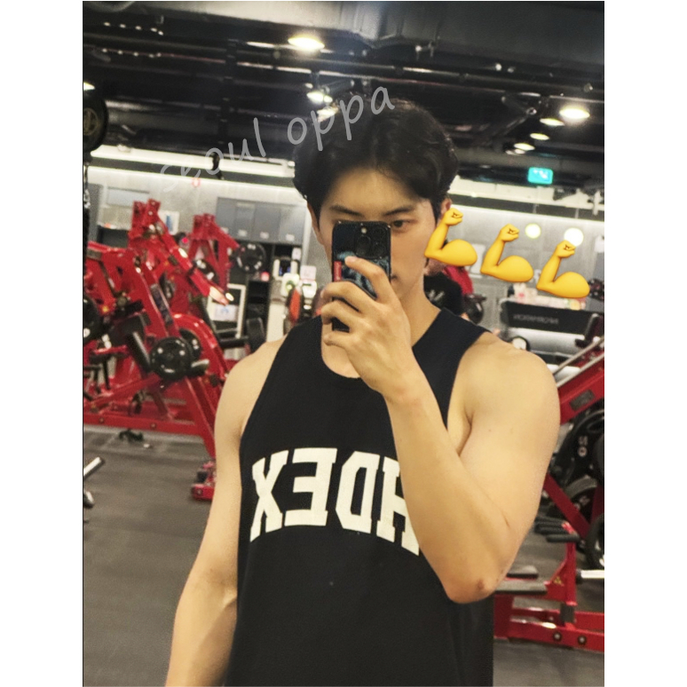 KOREA [ HDEX ] ARCH LOGO SLEEVELESS / Lee Chae Min pick แท้ 100%