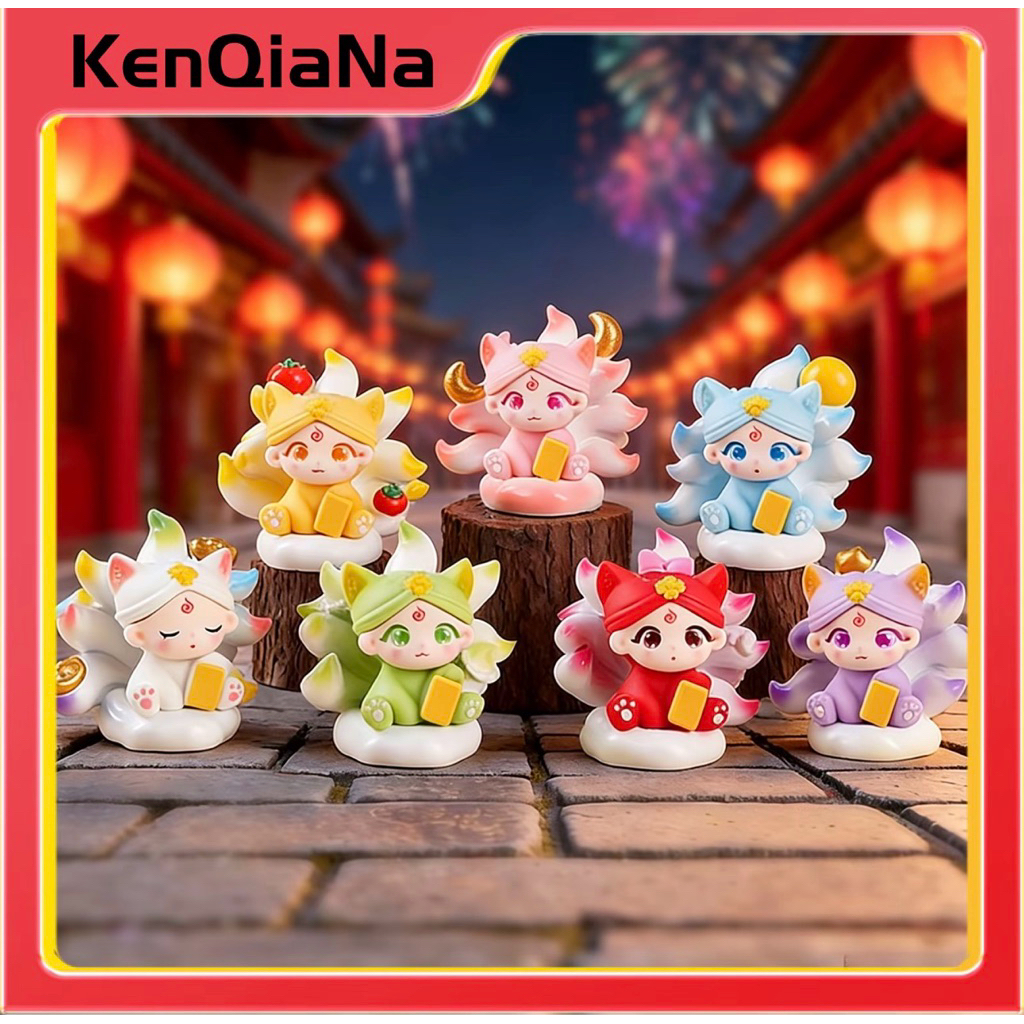[7pcs]เรซิ่น น้องจิ้งจอก 9 หาง ดีมู่ มี 7 แบบ งานพรีเมี่ยม สวยงามน่าสะสม มาครบเซต พร้อมส่งจากไทย