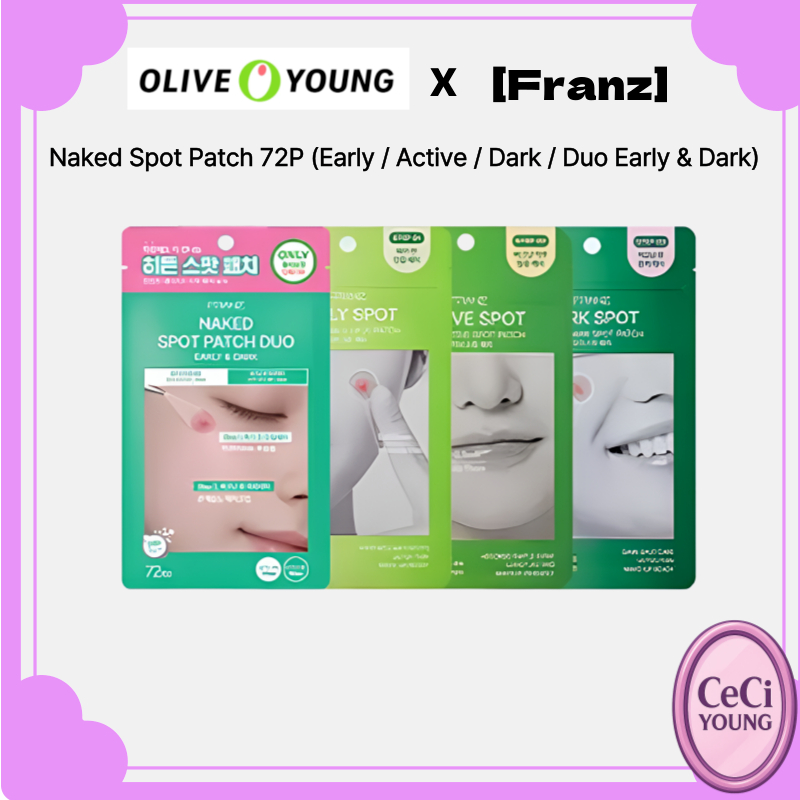 [Franz] Naked Spot Patch 72P (Early / Active / Dark / Duo Early & Dark) Acne Care Hydrocolloid Patch