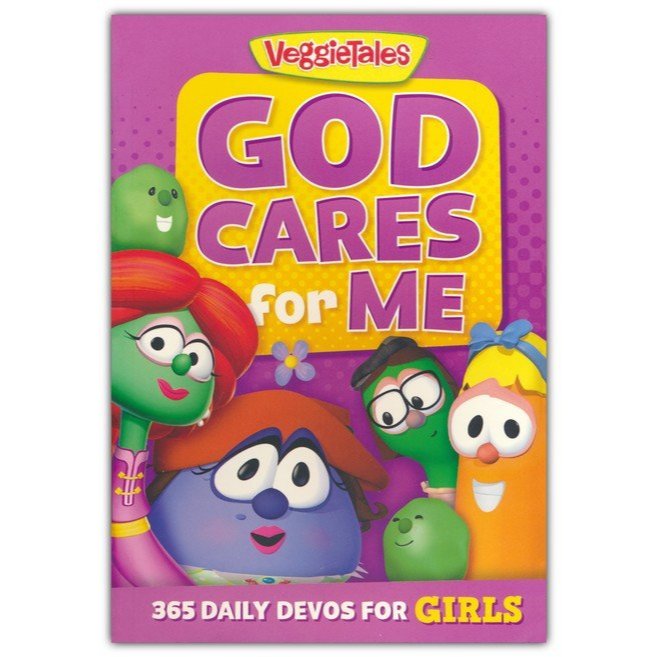 God Cares for Me: 365 Devos รายวันสําหรับเด็กผู้หญิง (VeggieTales)