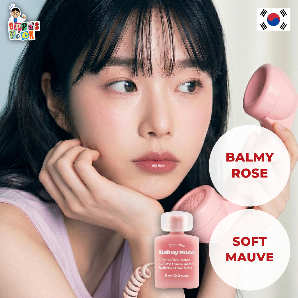 [ทางเลือก] Lip Potion Balmy Rose 9ml - No.3 Soft Mauve (1pc) | เชียร์ MLBB Pink Tint