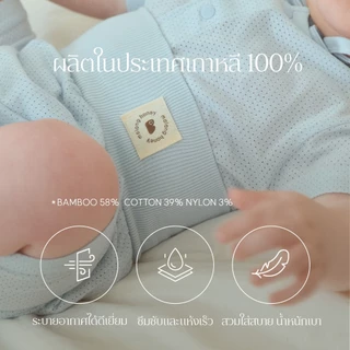 [Malang Honey Honey] ชุดนอนเด็กตาข่ายไม้ไผ่ - แขนสั้นระบายอากาศและกางเกงยาว 5 เอว - KC & OEKO-TEX Certified Diaper-Friendly Loungewear2