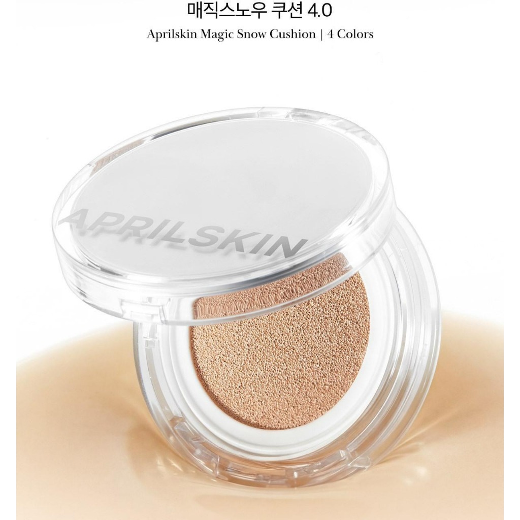 Renewal APRILSKIN Magic Snow Cushion 4.0 + รีฟิล SPF 50+ PA+++ – SPF50+ Cushion Foundation
