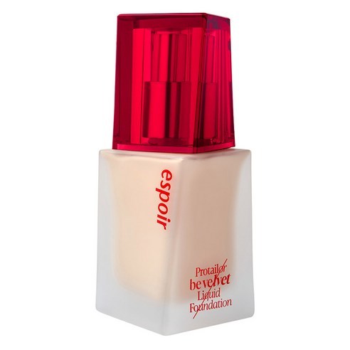 [K-BEAUTY] ESPOIR PRO TAILOR FOUNDATION BE VELVET SPF22 PA++ 30g - BEIGE / IVORY / VANILLA / TAN / P