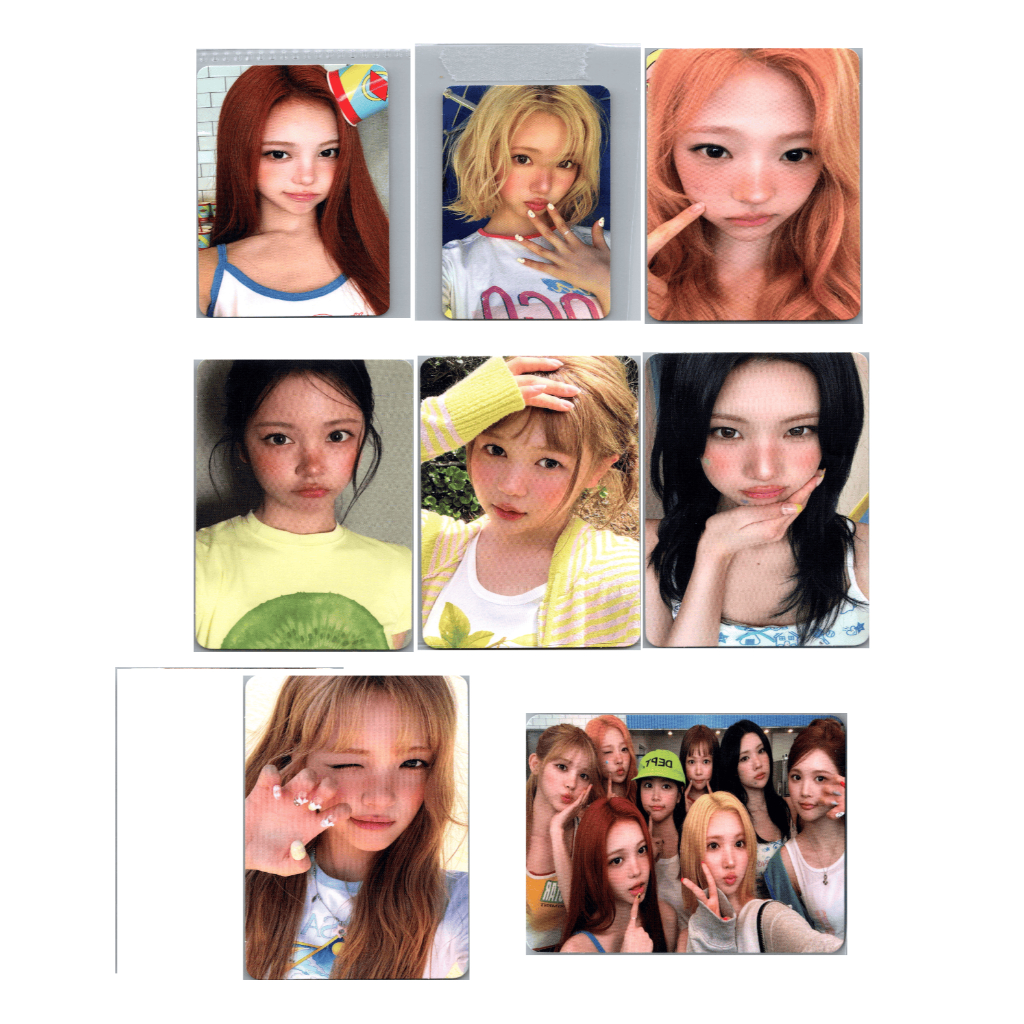 Hearts2Hearts อัลบั้มรูปอย่างเป็นทางการ Lemon Tang Kpop แท้ 7 ประเภท