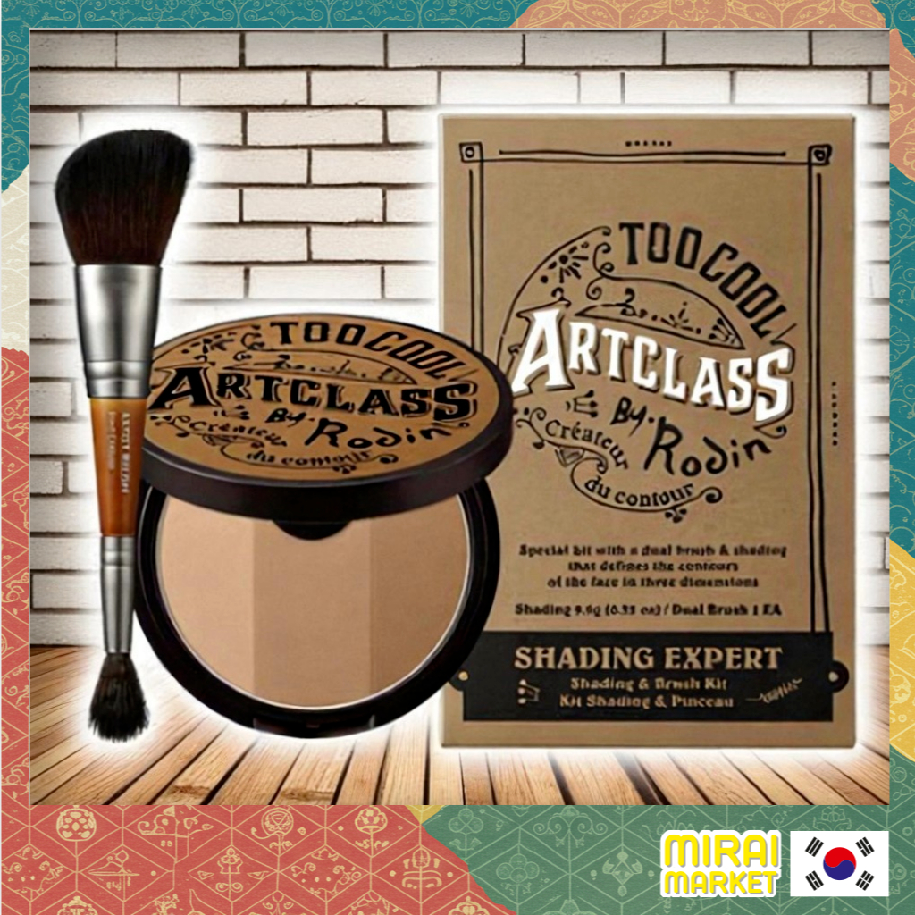 TOO COOL FOR SCHOOL [เจ๋งมากสําหรับโรงเรียน] Artclass By Rodin Shading 9.5g + Dual Contour Brush (Cl