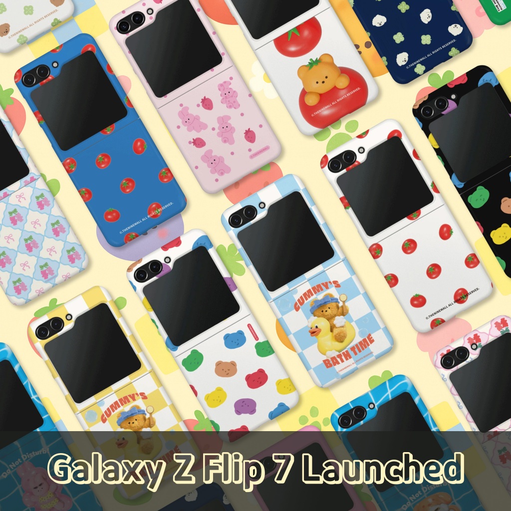 เคสโทรศัพท์เกาหลี Z Flip Hard Phone Case"The Nine Mall" Hard Thin Light ป้องกันการออกแบบคู่น่ารักสํา