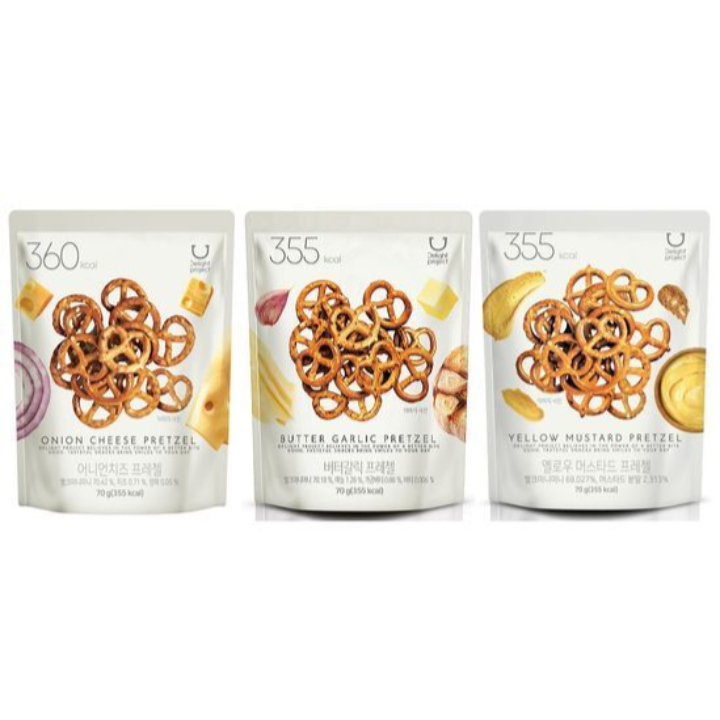 [Olive Young] Delight Project Pretzel Snack ข้อเสนอ 3 แพ็ค
