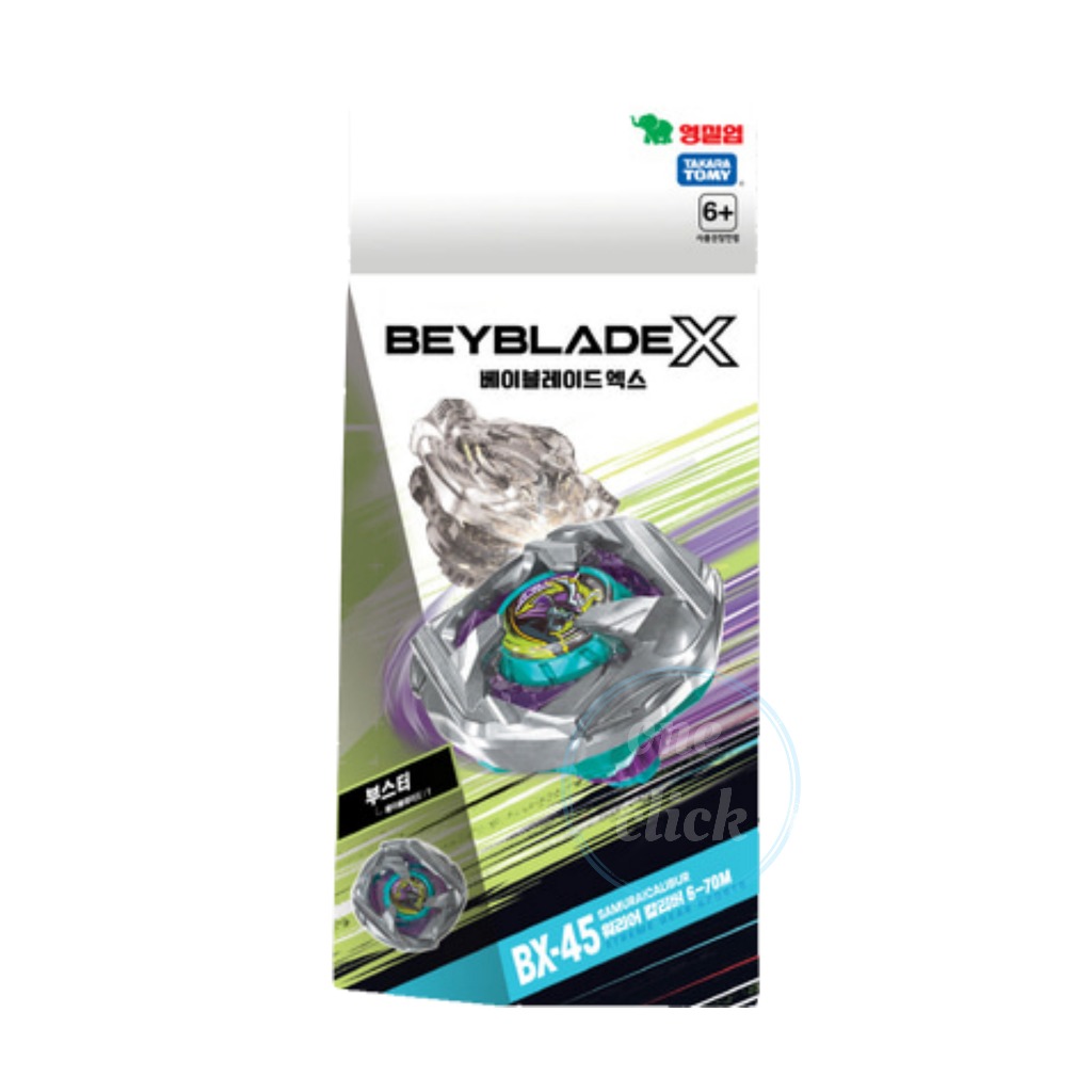 Beyblade X BX-45 Booster Samurai Calibur 6-70M ลูกข่างเบย์เบลด Samurai Calibur บูสเตอร์แพ็ค ของสะสม 
