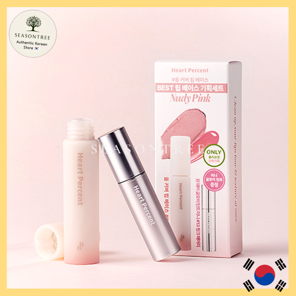 [Heart Percent] Dot On Mood All Cover Lip Base 4.1g – 11 เฉดสี