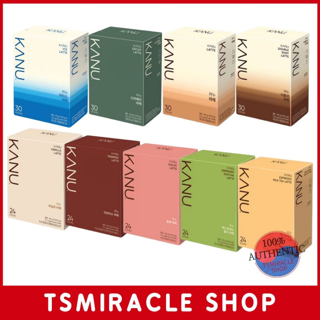 Maxim Kanu Espresso Latte ช็อกโกแลตไม่มีคาเฟอีน Dolce Vanilla Tiramisu Milk Tea Latte 24T/30T