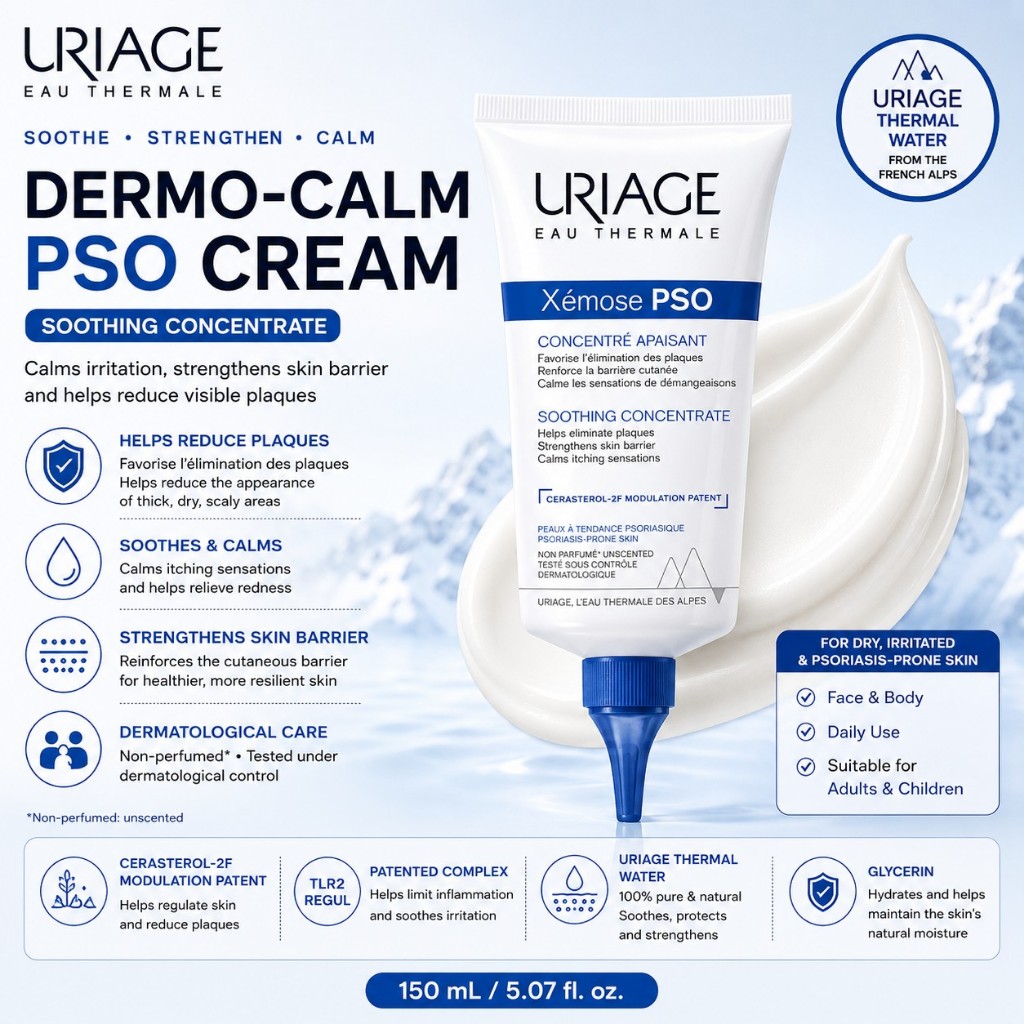 [Uriage] Dermo-Calm PSO cream 150 mL